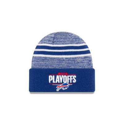 Buffalo Bills Gorra | New Era NFL 2020 NFL Playoffs Cuff Knit Beanie Mexico - Azules